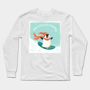 Christmas Penguin Long Sleeve T-Shirt